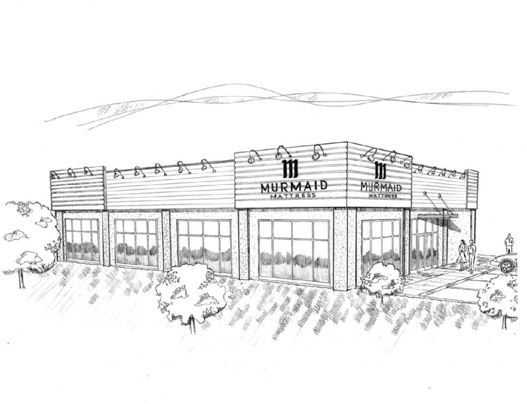 1070x819 Murmaid Mattress Building Flagship Store In Chattanooga Times - Mattress Sketch