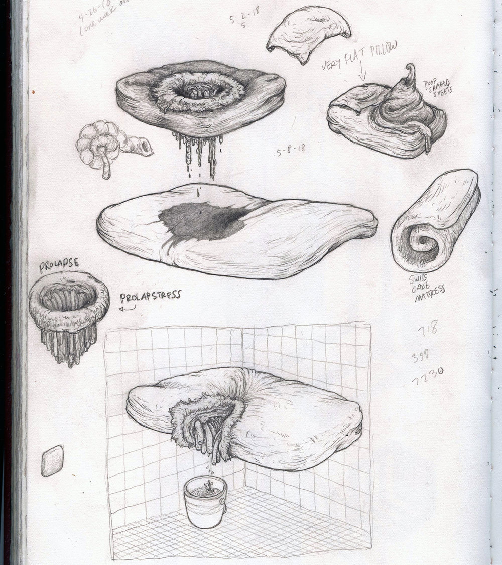 1000x1126 New Sketches Scott Teplin - Mattress Sketch