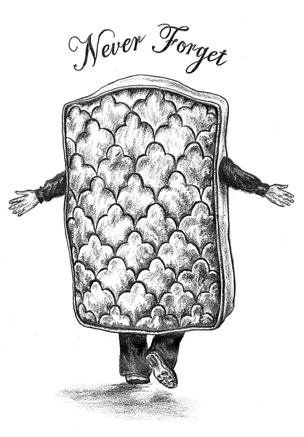 970x1395 Requiem For The Mattress Man Bleader - Mattress Sketch