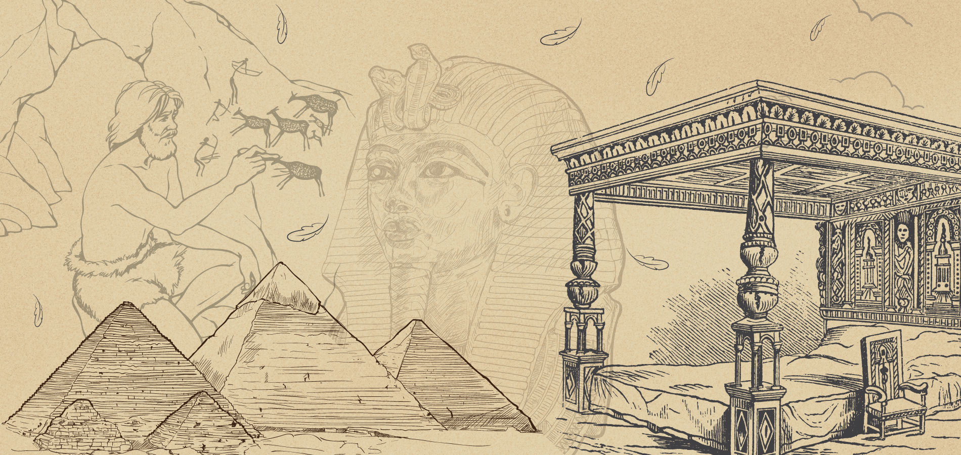 1900x900 The History Of The Mattress - Mattress Sketch