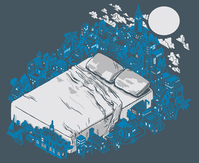 650x534 Urban Mattress Mural Nigel Sussman - Mattress Sketch