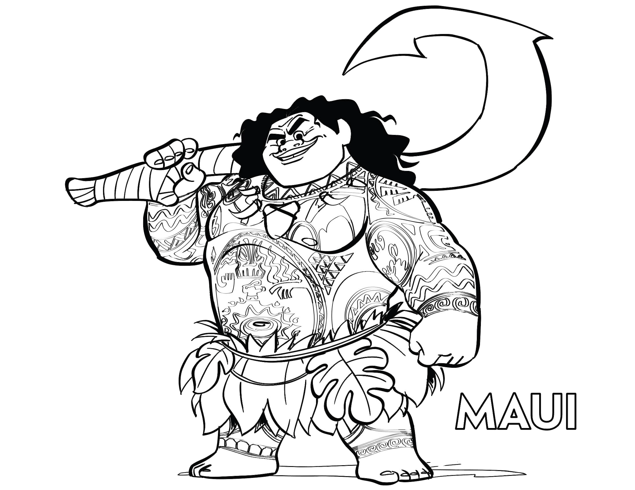 Maui Sketch at PaintingValley.com | Explore collection of ...