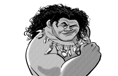 500x324 Maui A Lot Of Concept Art, Sketch, Art, Design - Maui Sketch