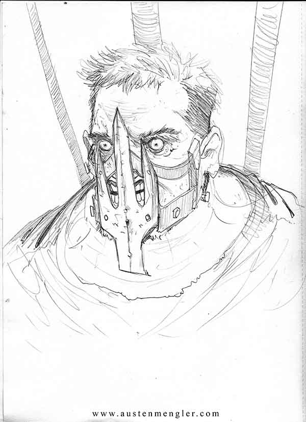 600x826 Mad Max - Max Sketch