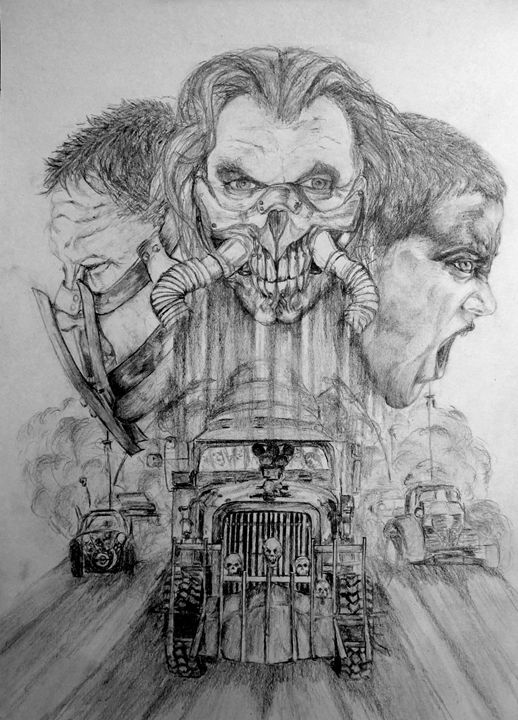 518x720 Mad Max Drawing, Pencil, Sketch, Colorful, Realistic Art Images - Max Sketch