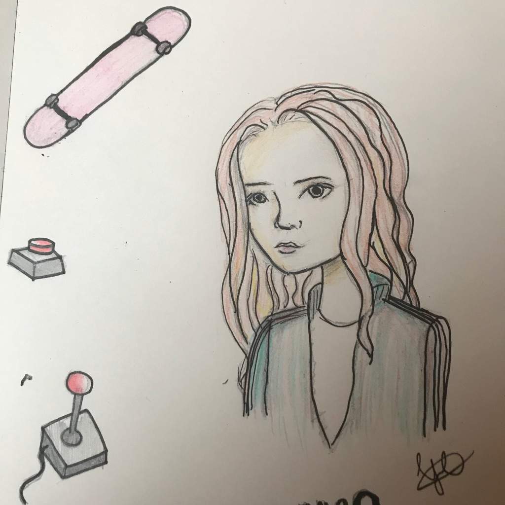 1024x1024 Max Drawing Thank You So Much For The Feature Stranger Things - Max Sketch