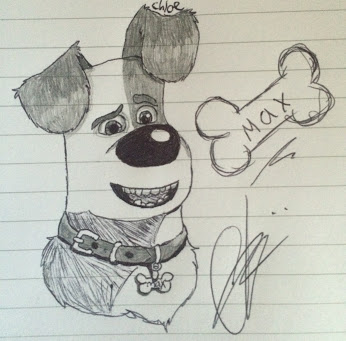 346x341 The Secret Life Of Pets Max Sketch By Sidneyspeedpaints - Max Sketch