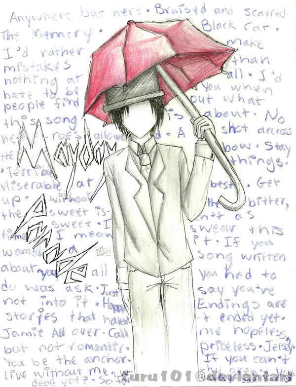 600x784 Mayday Parade By Furu101 - May Day Sketch