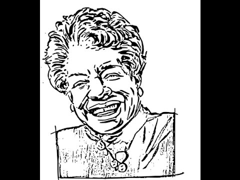 480x360 How To Draw Maya Angelou Face Sketch Drawing Step By Step - Maya Angelou Sketch
