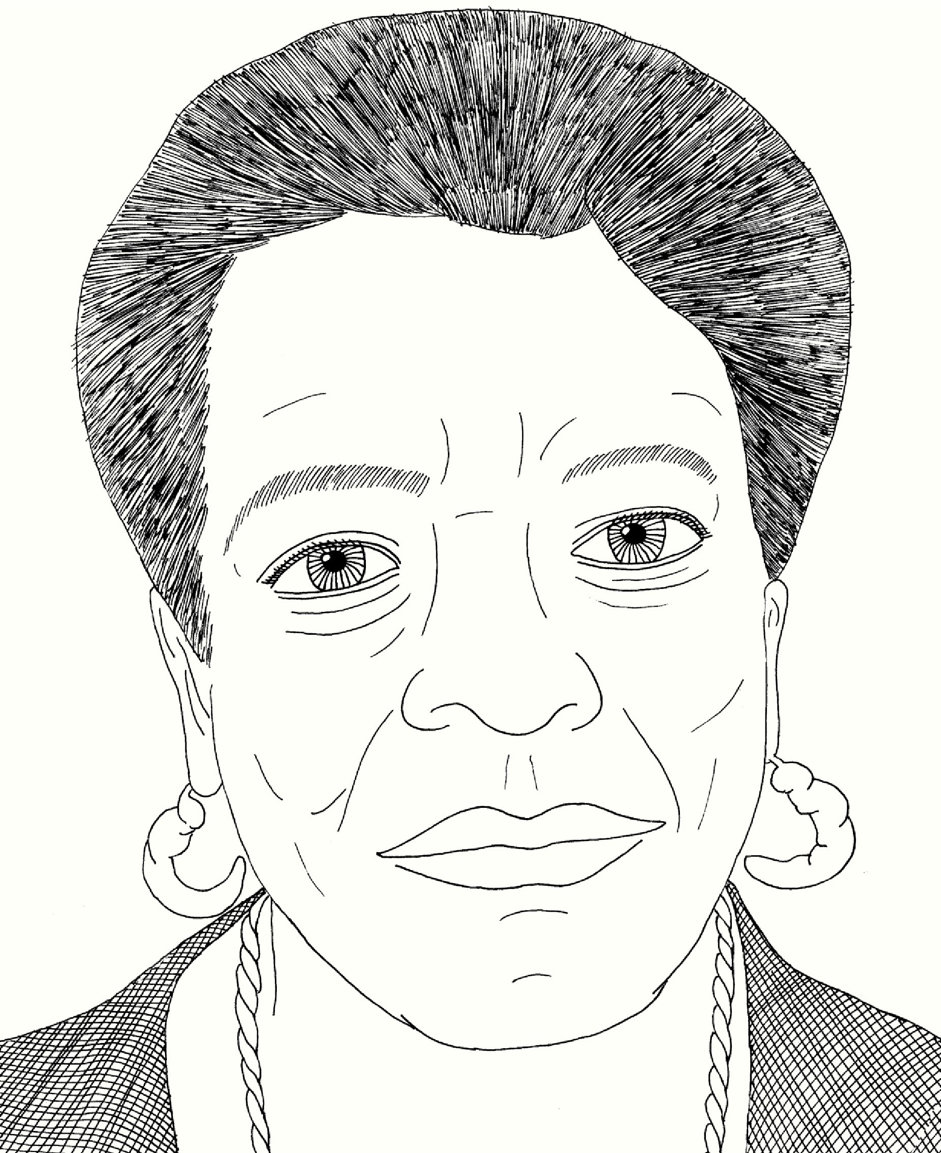 Maya Angelou Sketch At Paintingvalley Com Explore Collection Of