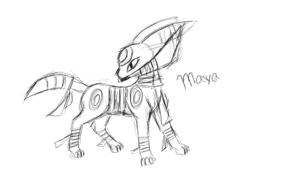 1024x664 Silecened Society Maya Sketch By Azurajae - Maya Sketch