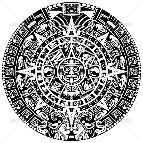 590x590 Mayan Calendar By Sateda2012 Graphicriver - Mayan Calendar Sketch