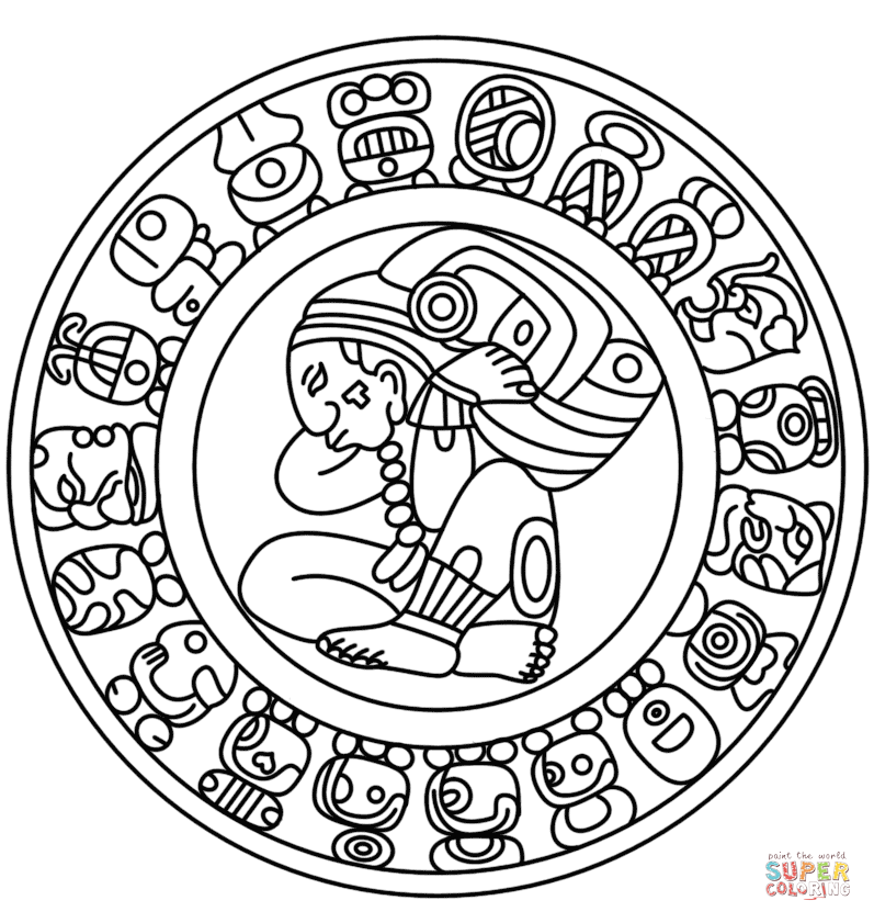Mayan Calendar Sketch at Explore collection of