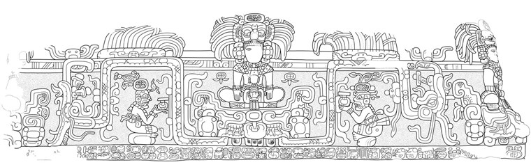 760x240 Inside A Maya Pyramid, Mysterious Carvings Hint - Mayan Pyramid Sketch