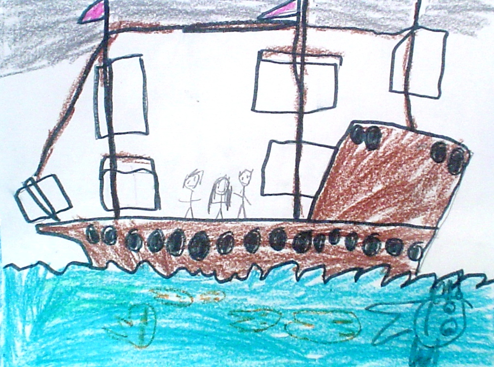 1002x744 Mayflower Drawings Lessons From The K 12 Art Room - Mayflower Sketch