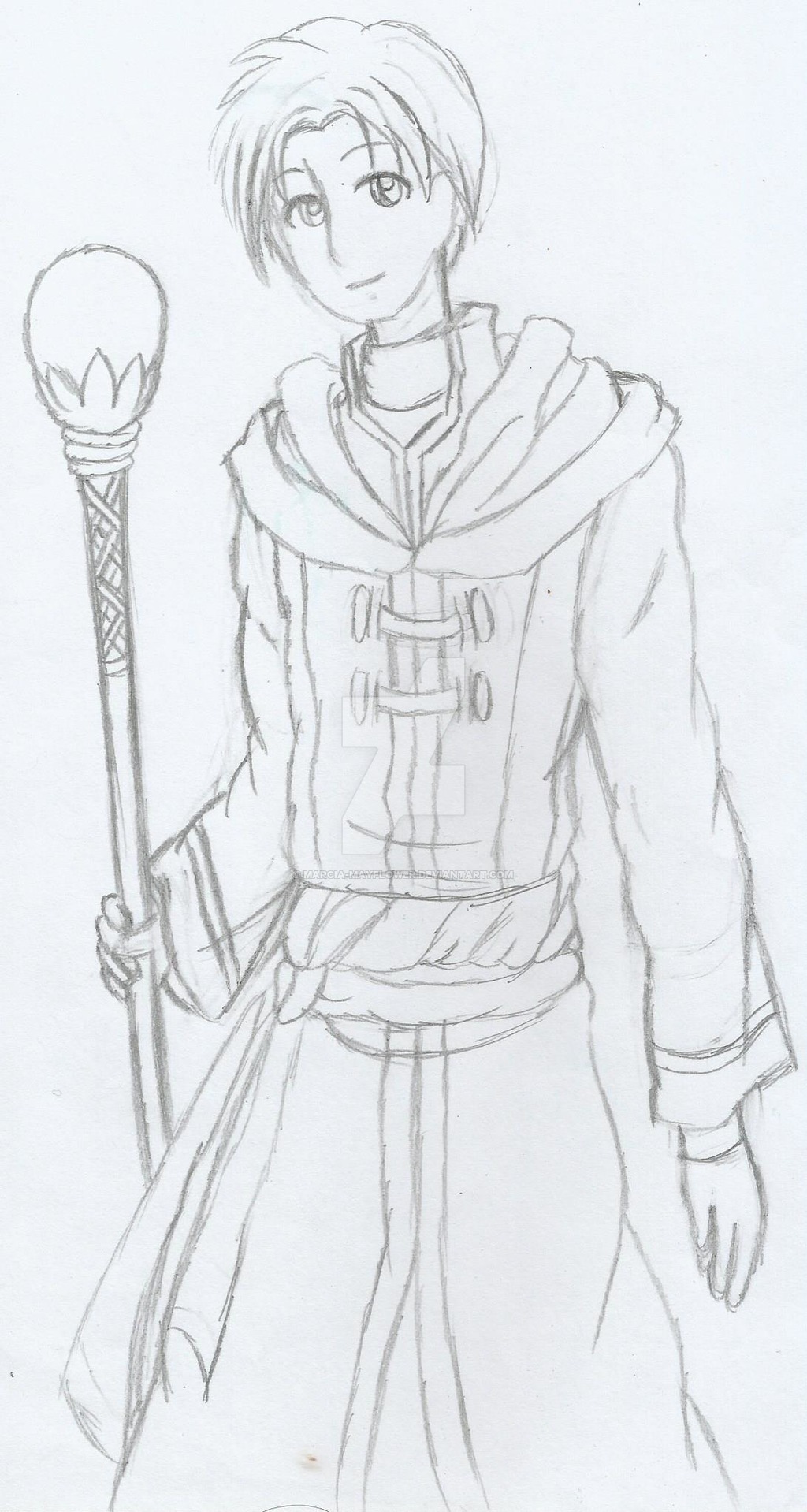 1024x1918 Rhys Sketch By Marcia Mayflower - Mayflower Sketch