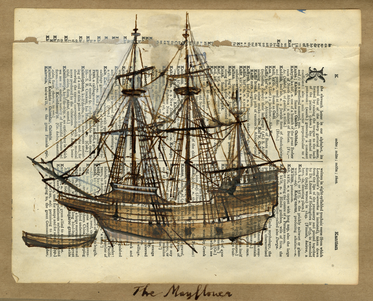 Mayflower Sketch at Explore collection of