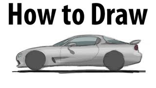 320x180 How To Draw A Mazda Rx 7 - Mazda Rx7 Sketch