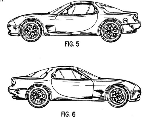 Mazda rx 7 чертеж