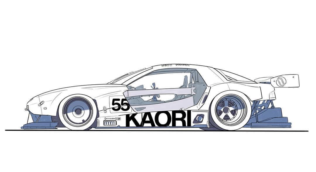 1080x589 Pin By Adam Taubenheim On Graphic In 2018 Concept - Mazda Rx7 Sketch