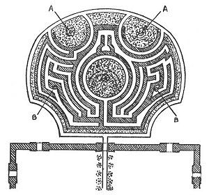 300x280 Maze Sketch Of Somerleyton Hall Minotauros, Laberintos Y - Maze Sketch