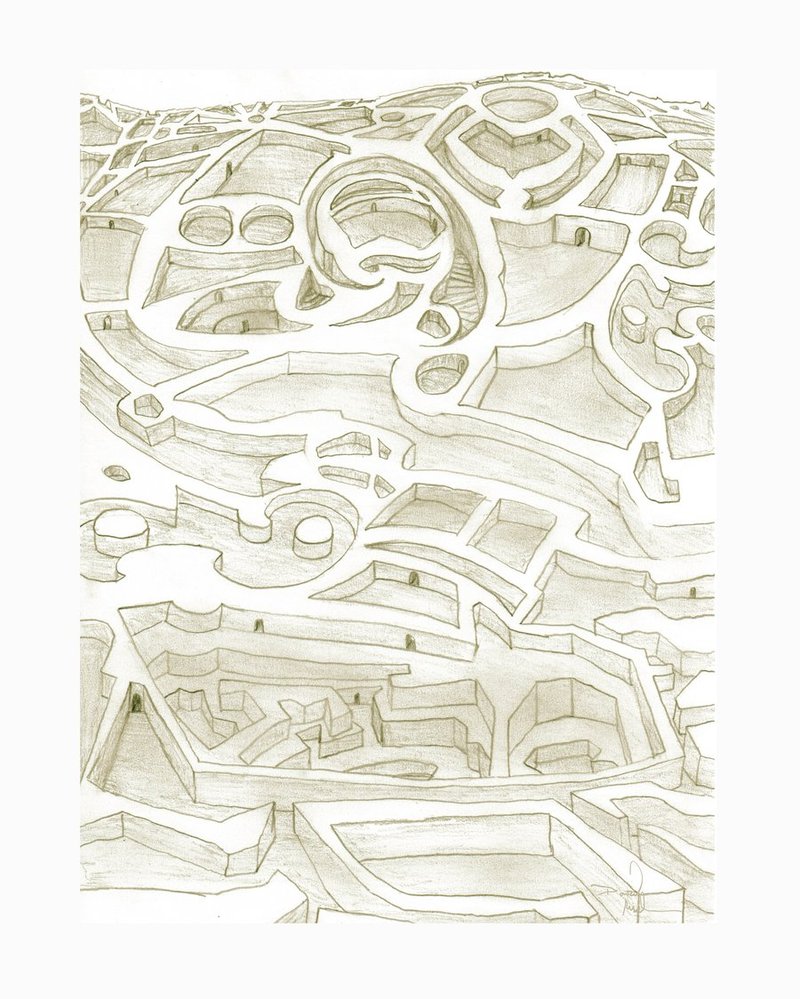 800x999 Maze Sketch By Davidmishra - Maze Sketch