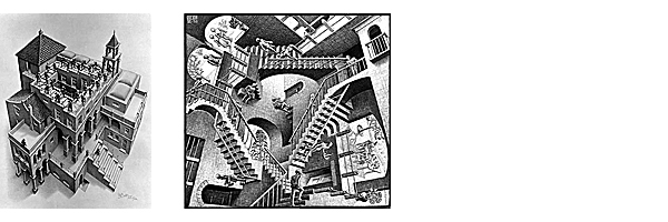 600x200 M.c. Escher Biography, Artwork, Lithographs, Animations, Videos - Mc Escher Sketches