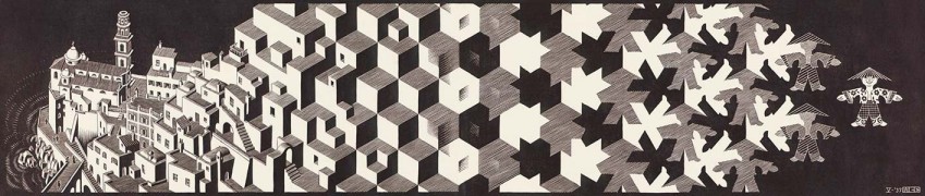 849x180 M.c. Escher Image Categories Most Popular - Mc Escher Sketches