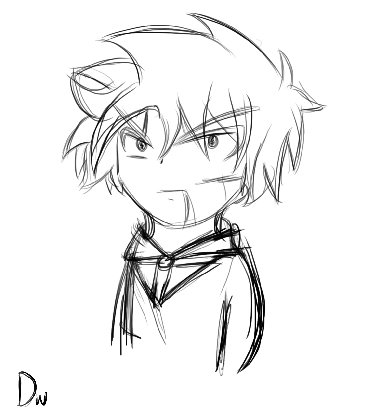 1500x1700 Getting Back Into The Swing Of Things (Badass Mc Sketch) Ddlc - Mc Sketch