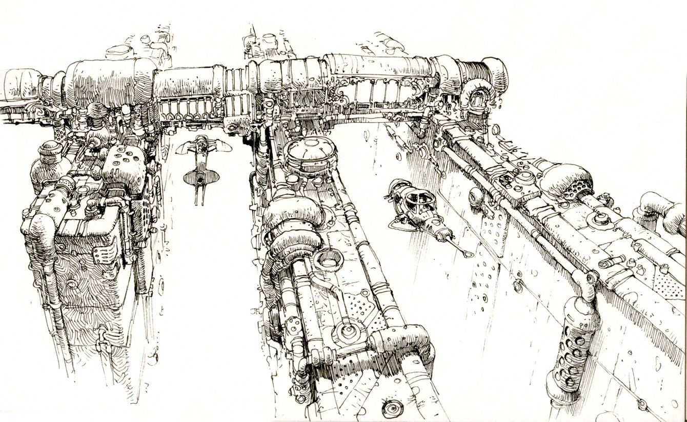 1340x823 M.c.barrett Concept Art Art Inspiration Concept - Mc Sketch