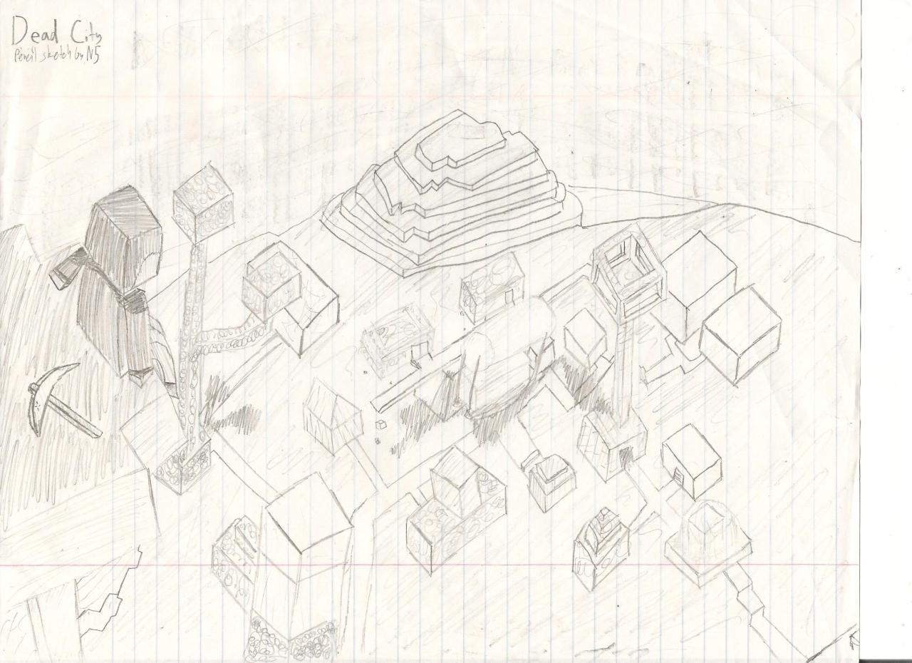 1280x930 Mc Sketch Dead City Minecraft Blog - Mc Sketch