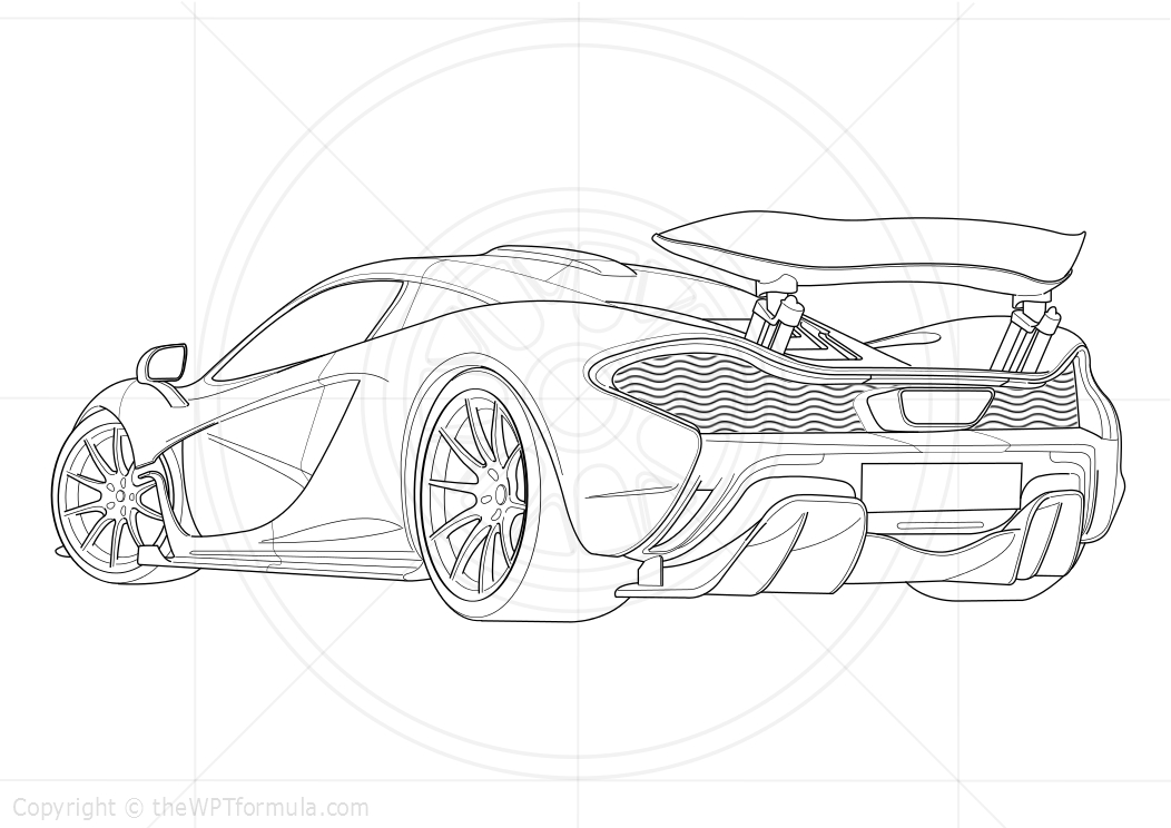 Mclaren P1 Sketch At Paintingvalley Com Explore Collection Of