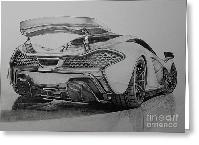 646x470 Mclaren P1 Greeting Cards Fine Art America - Mclaren P1 Sketch