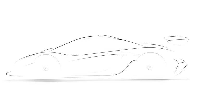 824x457 Mclaren P1 Gtr First Official Info On 986bhp Track Only P1 Car - Mclaren Sketch
