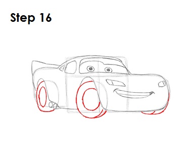 388x300 How To Draw Lightning Mcqueen - Mcqueen Car Sketch