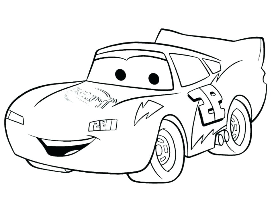 970x687 Lighting Mcqueen Coloring - Mcqueen Car Sketch