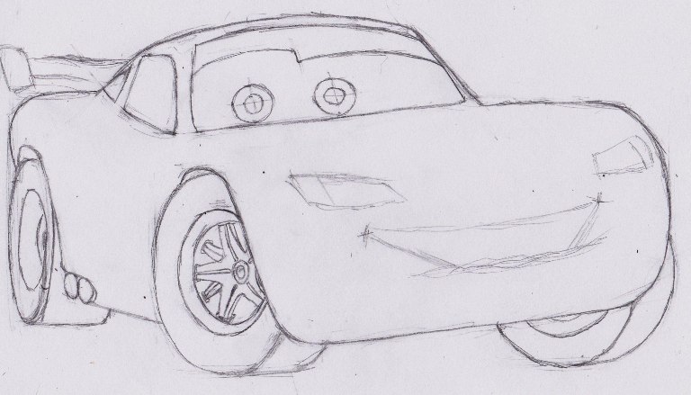 768x439 Drawing Lessons Stranitca 8 - Mcqueen Sketch