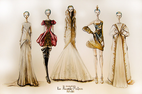 500x330 Luxury Is In Uploaded By Sheila On We Heart It - Mcqueen Sketch