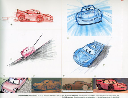 450x345 Cars Mcqueen Sketch Johnny Holland - Mcqueen Sketch