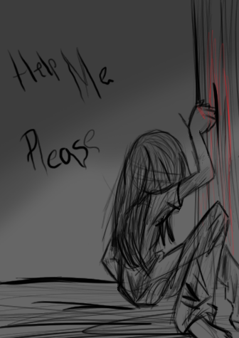 336x475 Help Me Please Anime Sketch Drawing Blood Scared G By Blazing Fox - Me Sketch