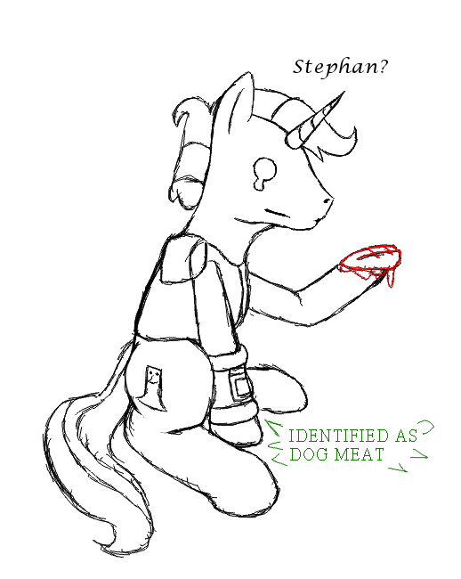 518x650 Alex Found Dog Meat Sketch By Multimagyar - Meat Sketch