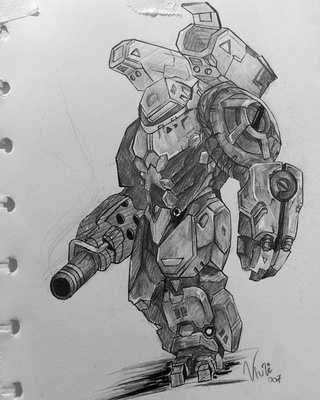 Mech Sketch at PaintingValley.com | Explore collection of Mech Sketch