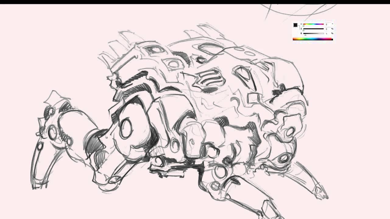 1280x720 Mech Sketch - Mech Sketch