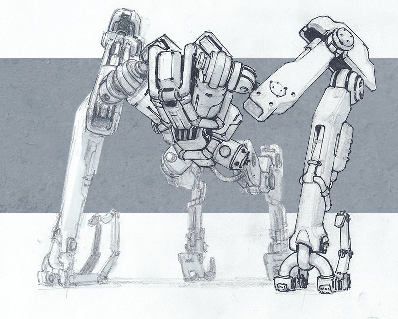 800x640 Nikolay Georgiev - Mech Sketch