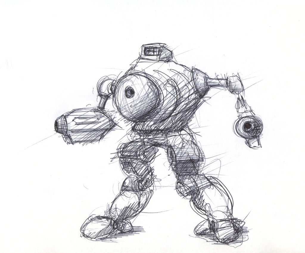 1024x851 Mech Sketch... By Greensandsguy - Mech Sketch