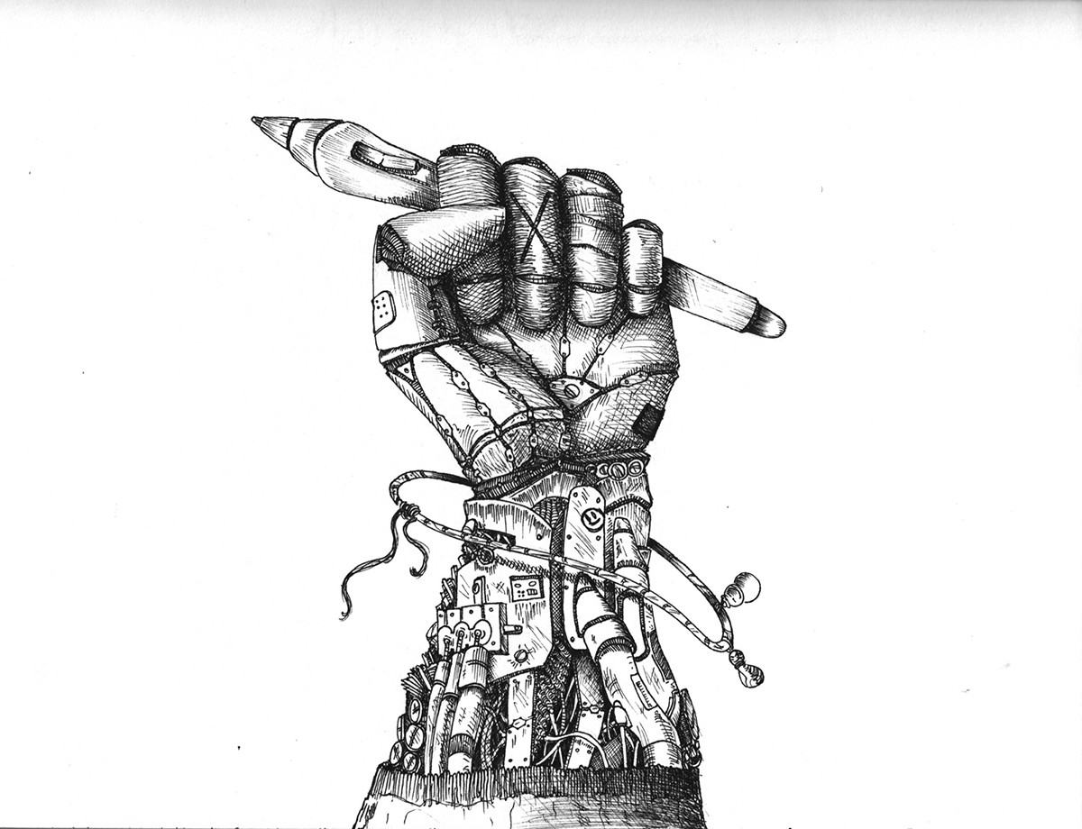 1200x920 S. Concept Artist - Mechanic Sketch