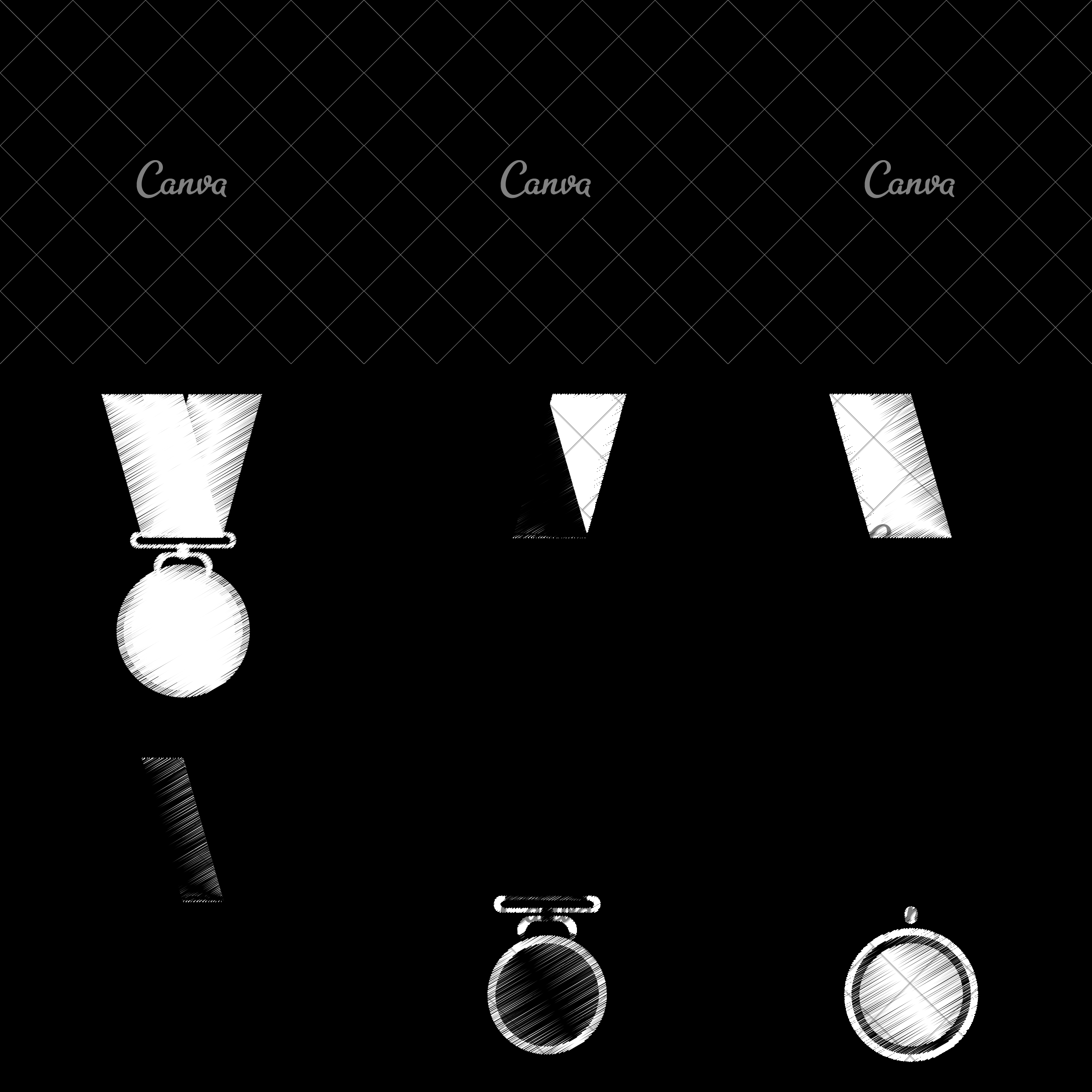 2400x2400 Gold Medal Sketch - Medal Sketch