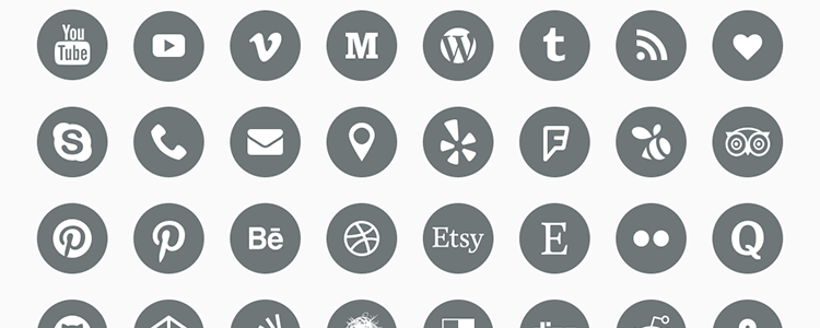 750x300 Top 50 Free Social Media Icon Sets - Media Sketch