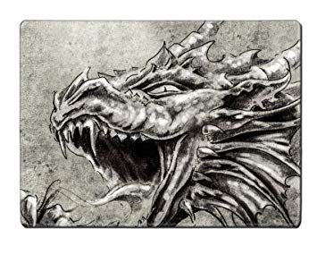355x313 Msd Placemat Image 25613539 Tattoo Art Sketch Of A - Medieval Dragon Sketch