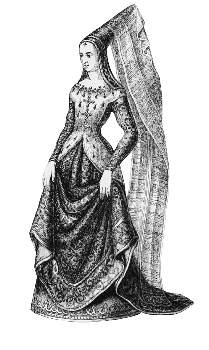 706x1181 Medieval Clipart - Medieval Dress Sketches